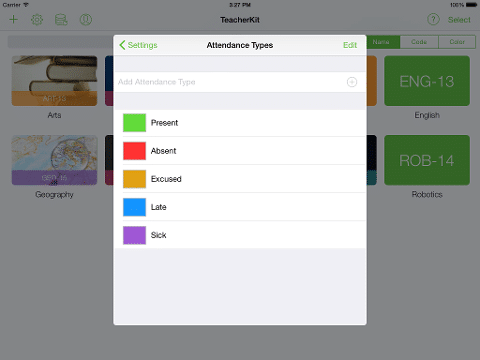 How to Configure Attendance Types