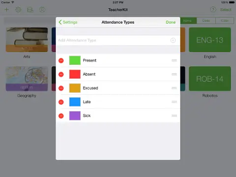 How to Configure Attendance Types