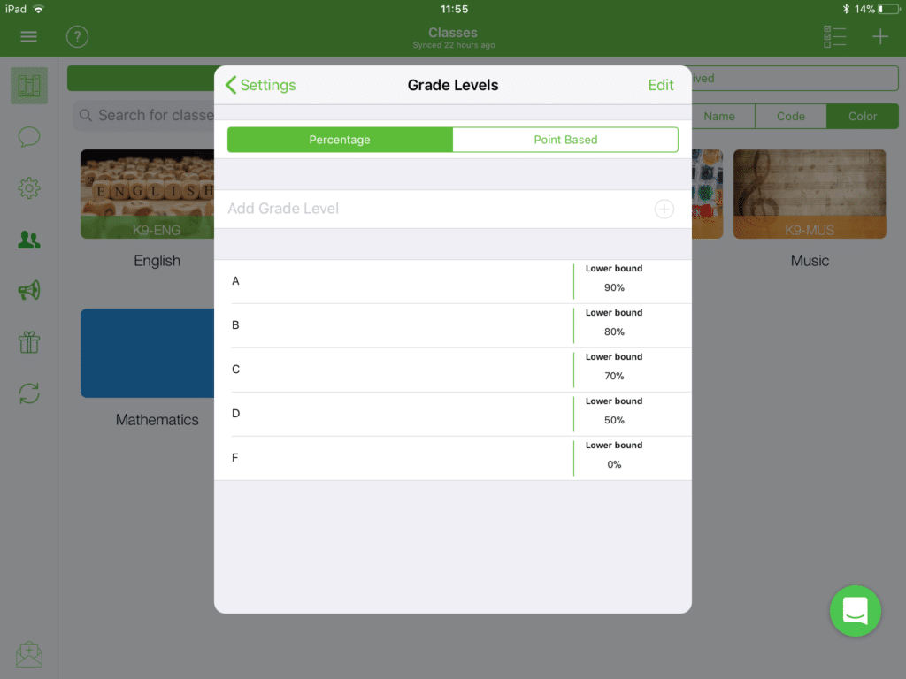 Configure Gradebook