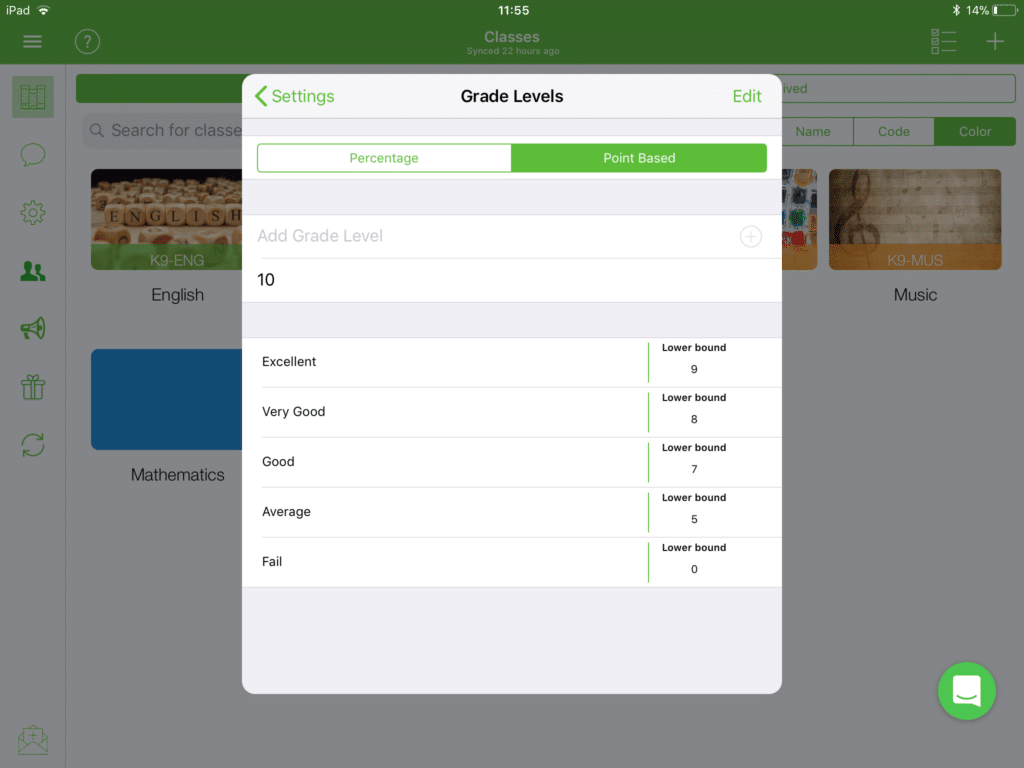 Configure Gradebook