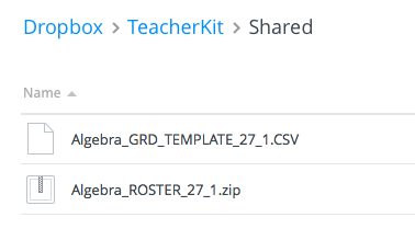 Export Data from TeacherKit