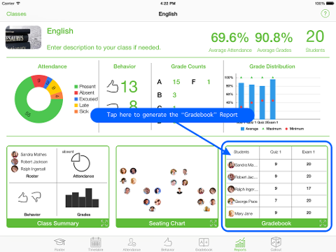 Gradebook Report